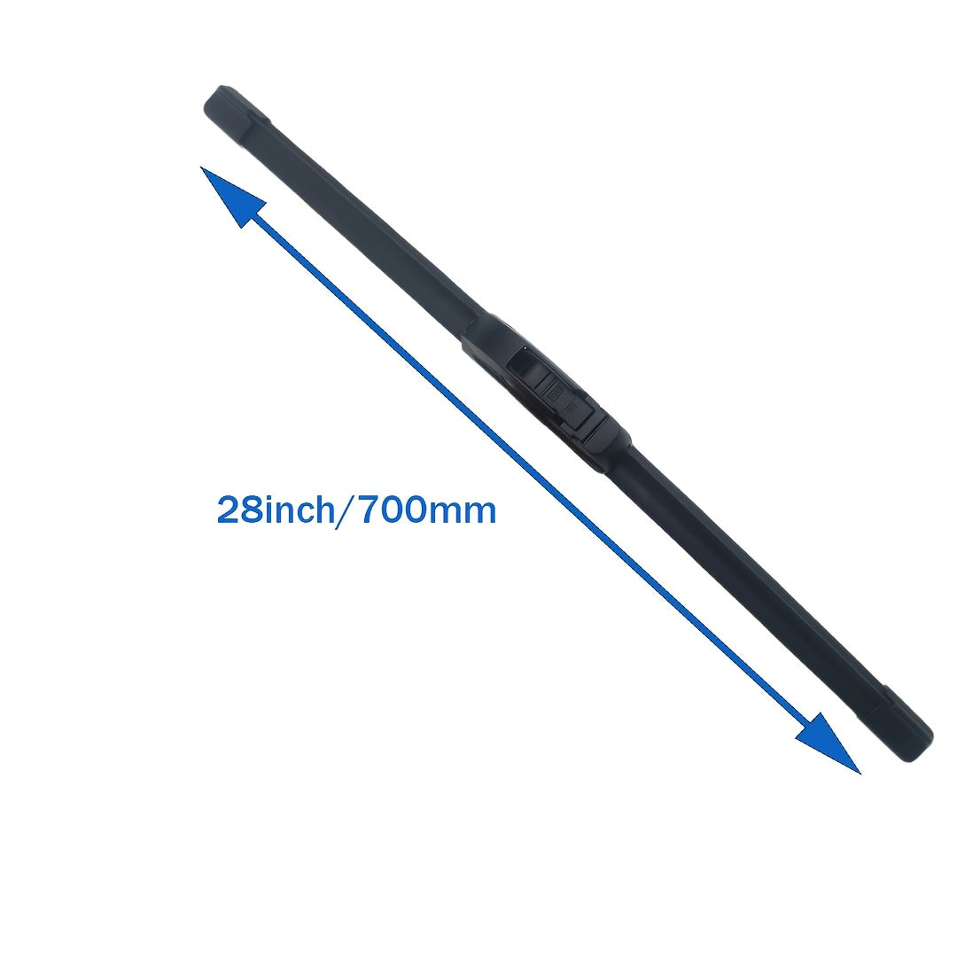 Universal Windshield Wipers with U/J Hooks Durable All-Season Rubber Blades