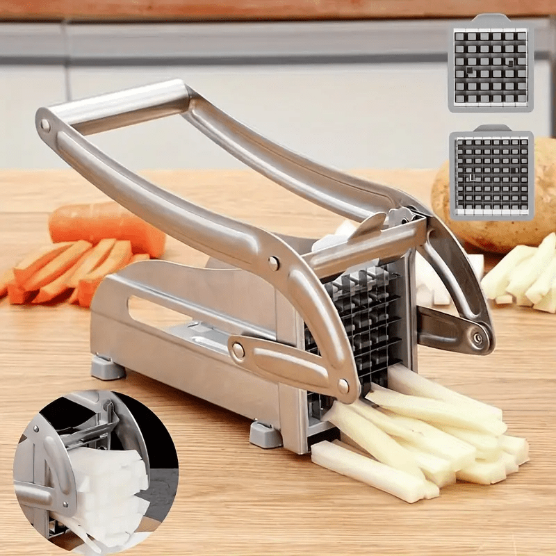 Durable Stainless Steel French Fry Cutter for Vegetables and Potatoes