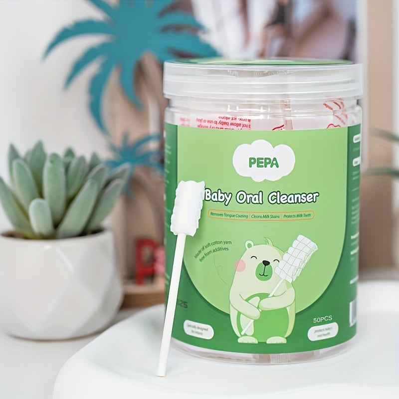 Newborn Baby Oral Care Gauze for Tongue Coating Baby Mouth Cleaner Soft Baby Toothbrush