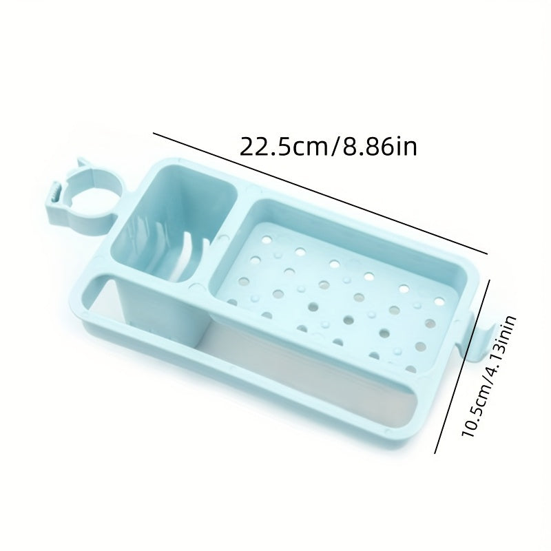 Modern Plastic Kitchen Organizer Rack No-Drill Storage Shelf for Home Organization