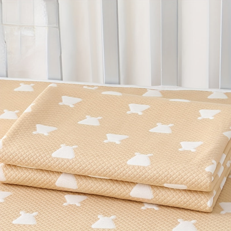 Water-Resistant Diaper Changing Pad with Absorbent Mat and Washable Mattress