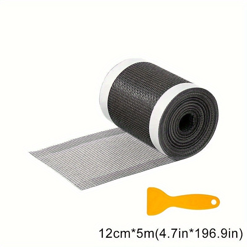 Oynalar va eshiklar uchun qulay ekran ta'mirlash lentasi - o'z-o'zidan yopishqoq to'r patch to'plami bilan birga, yirtilishlar, teshiklar va chivin to'rlarini yotoqxonalarda, oshxonalarda, yashash xonalarida va hammomlarda ta'mirlash uchun ideal.