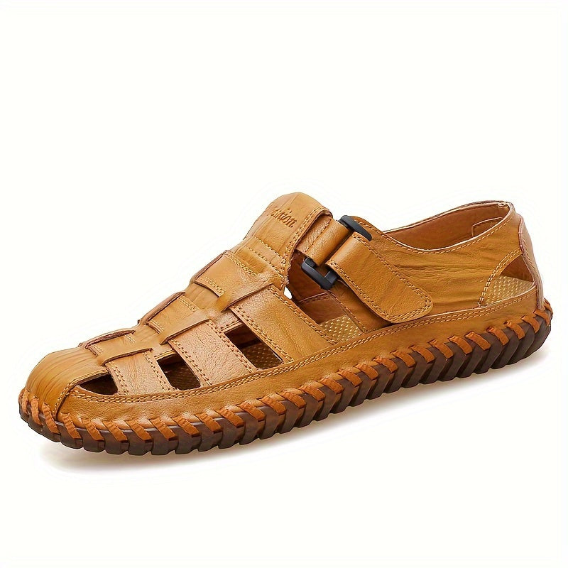 Men's Microfiber Slip-On Sandals for Outdoor Casual Summer Beach
