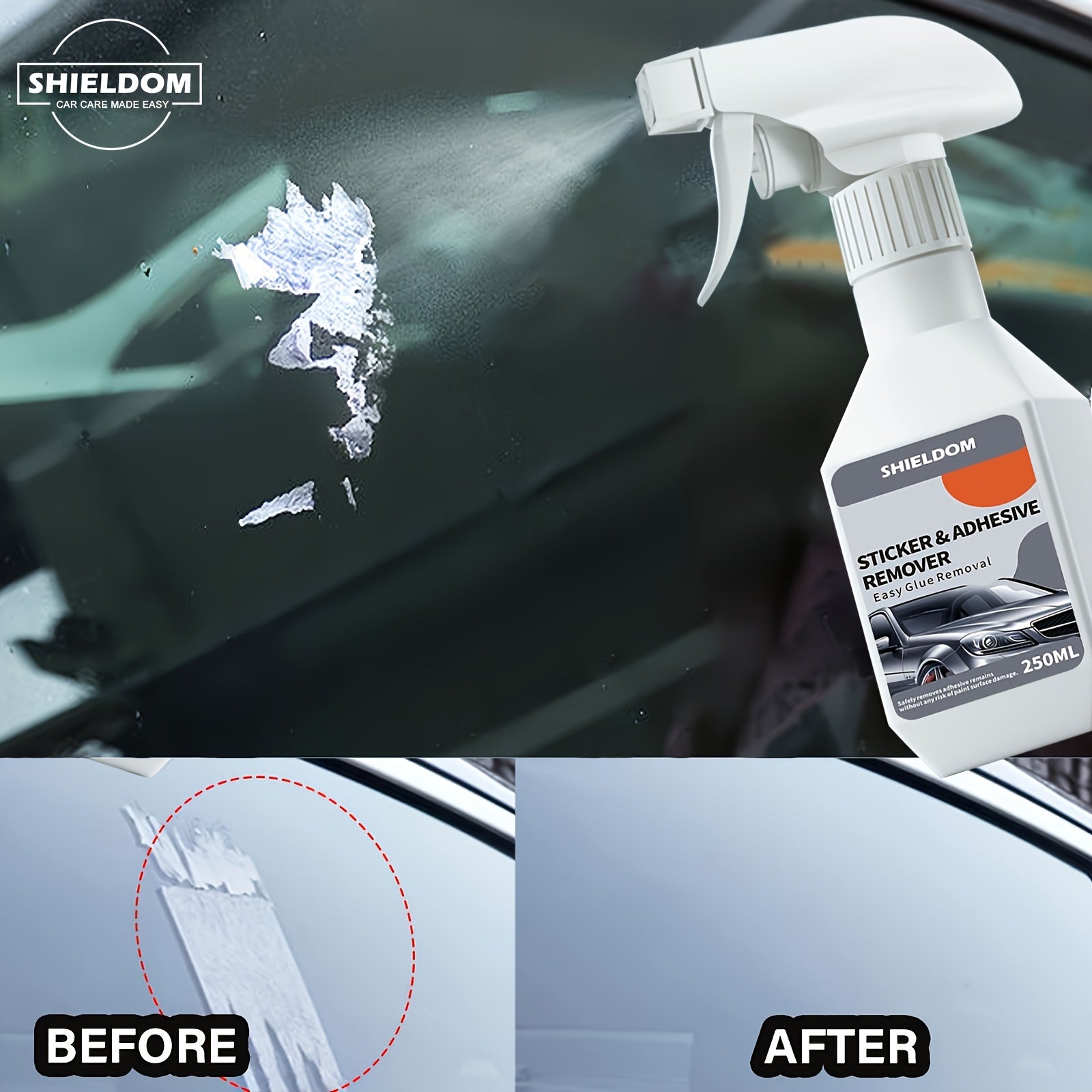 Adhesive Remover Spray for Car Stickers and Residue 8.45Oz