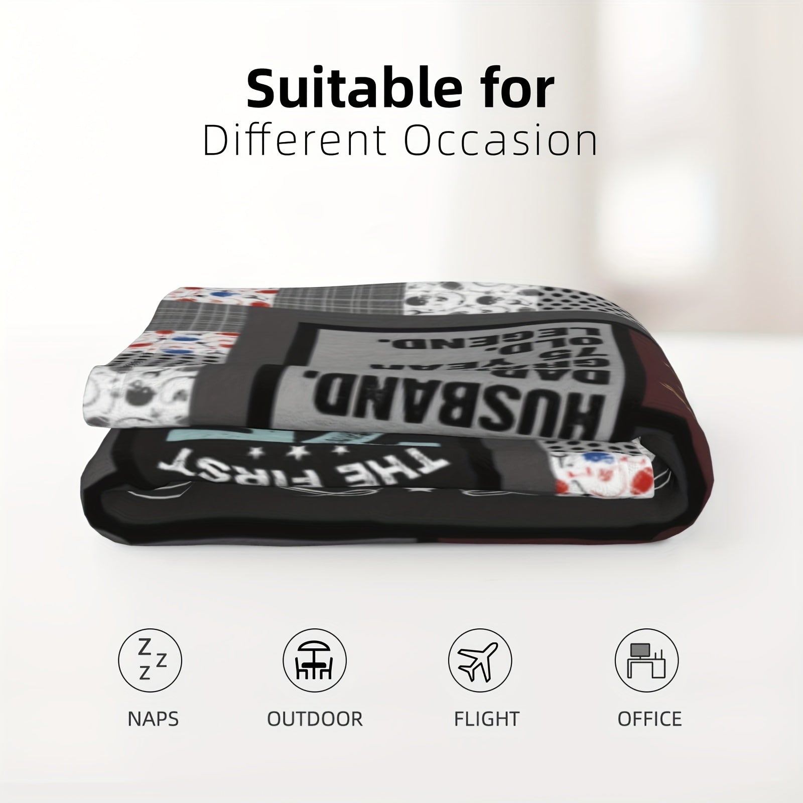 Limited Edition 75th Birthday Throw Blanket 1949 Polyester Machine Washable