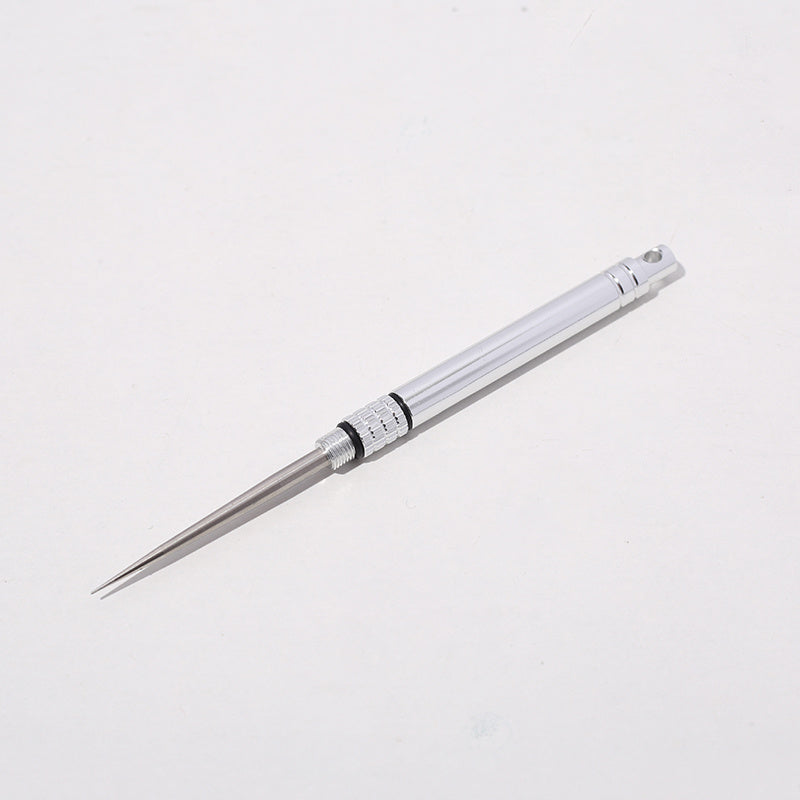 Unisex Stainless Steel Portable Dental Pick Keychain for On-the-Go Oral Care