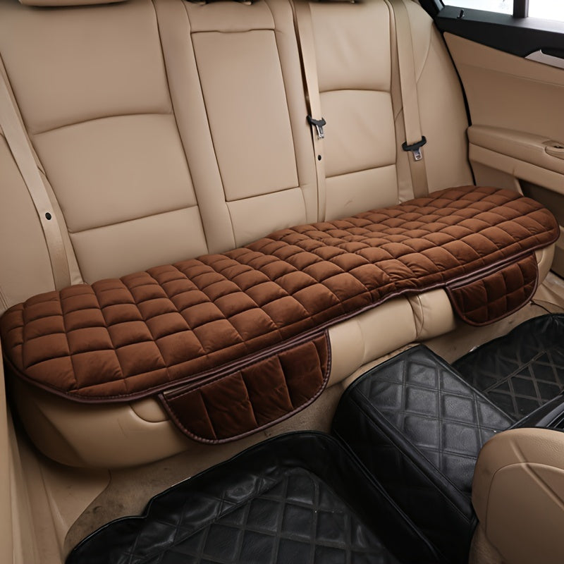 Чехол на заднее сиденье автомобиля из плюша, противоскользящий, защитный подлокотник для заднего ряда