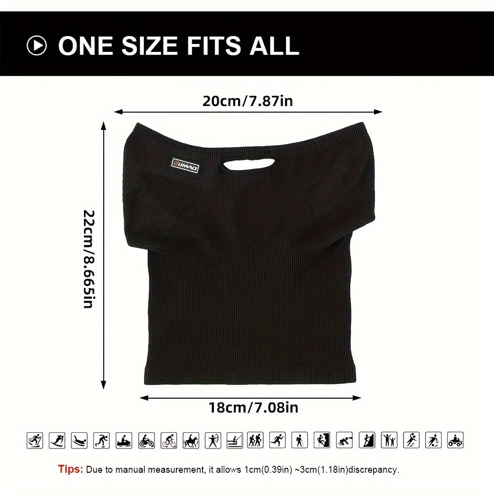 Half Face Mask Breathable Knitted Neck Gaiter for Sun Protection Moisture Wicking Outdoor Sports