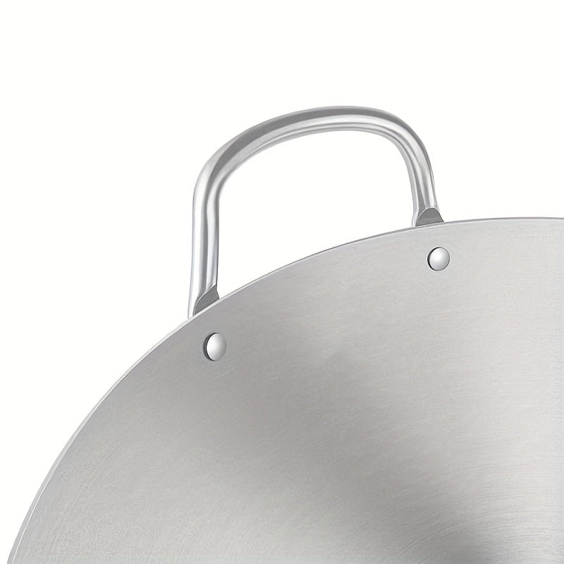 Нержавеющая сталь Вок 30 см для газовых и индукционных плит кухонный инструмент