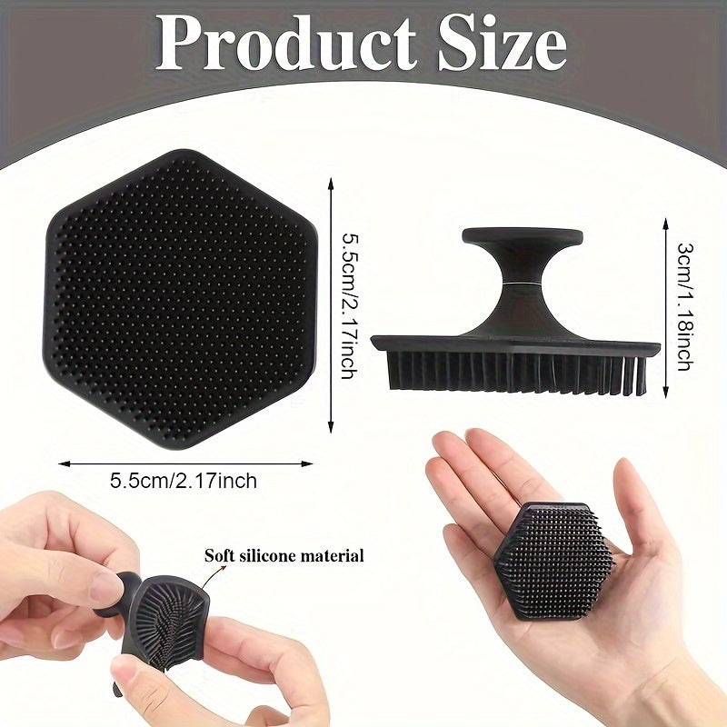 Cepillo de limpieza facial de silicona para mujer, exfoliación profunda de poros, masaje manual