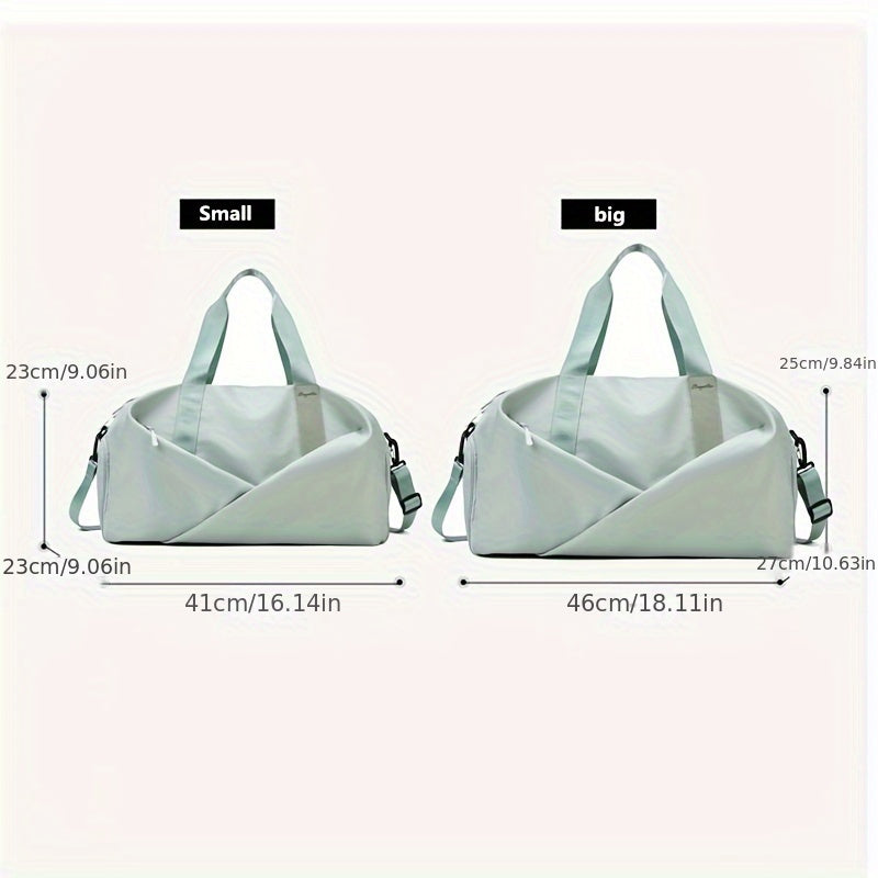 Women's Yoga Sports Bag with Wet and Dry Separation Large Capacity Travel Gym Bag