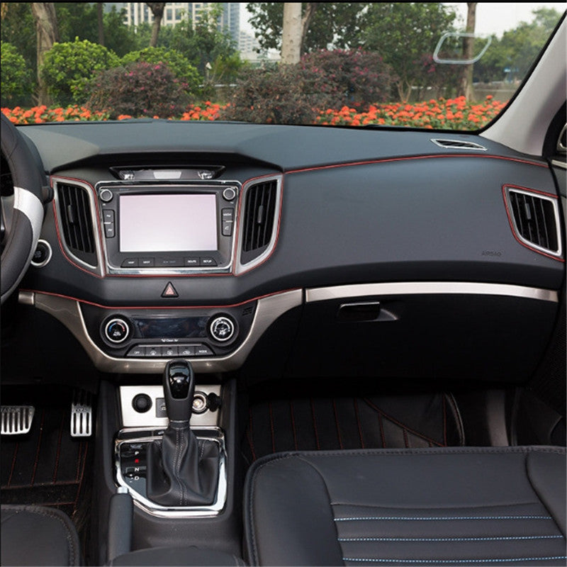 Universal Car Interior Trim Strips, Vinyl, Easy Install, Decorative