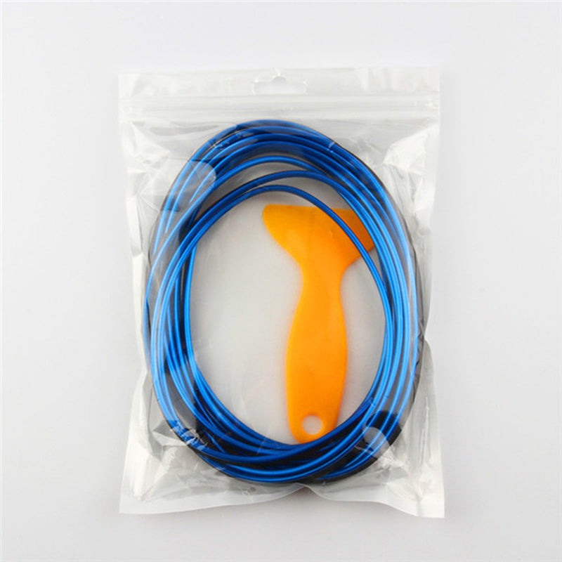 Universal Car Interior Trim Strips, Vinyl, Easy Install, Decorative