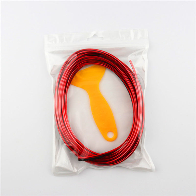 Universal Car Interior Trim Strips, Vinyl, Easy Install, Decorative