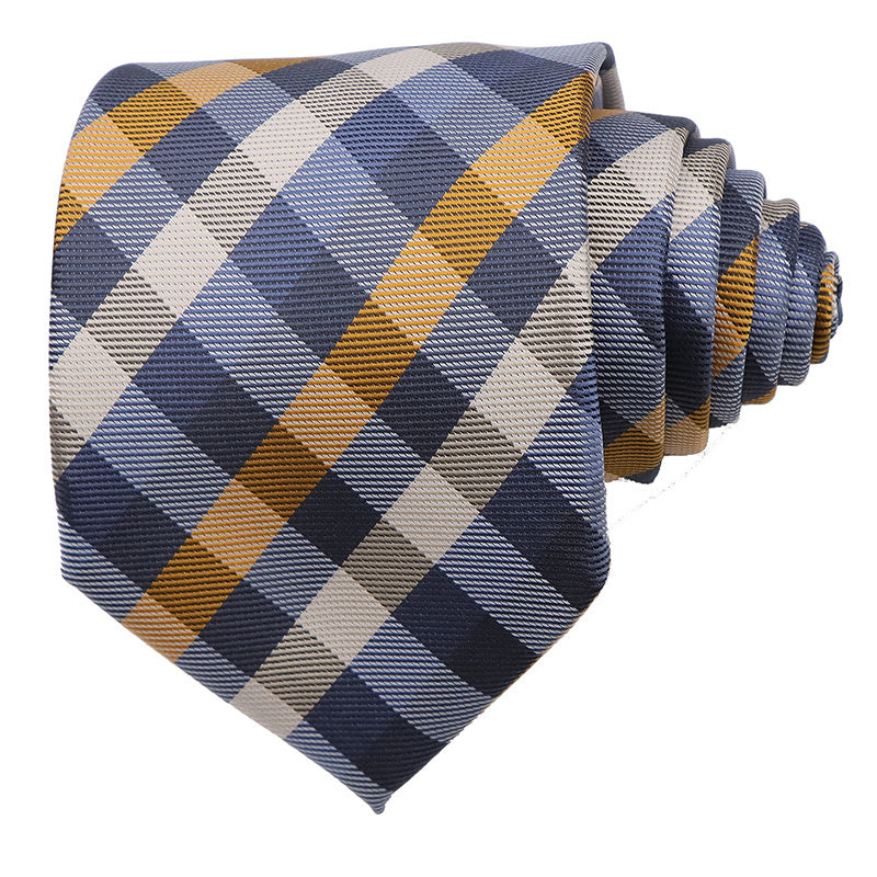 Polyester Plaid Necktie for Men 1 Piece