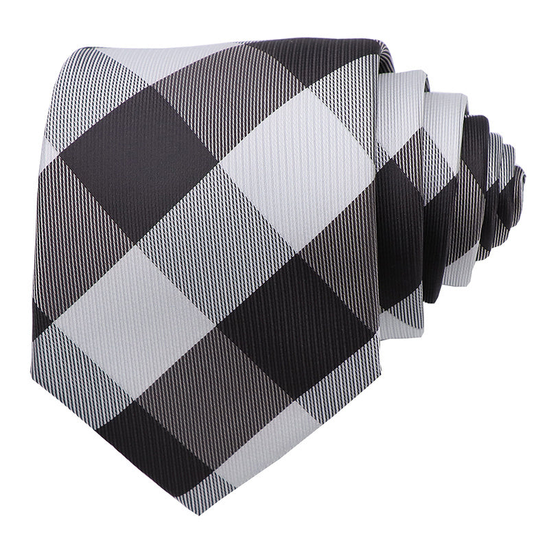 Polyester Plaid Necktie for Men 1 Piece