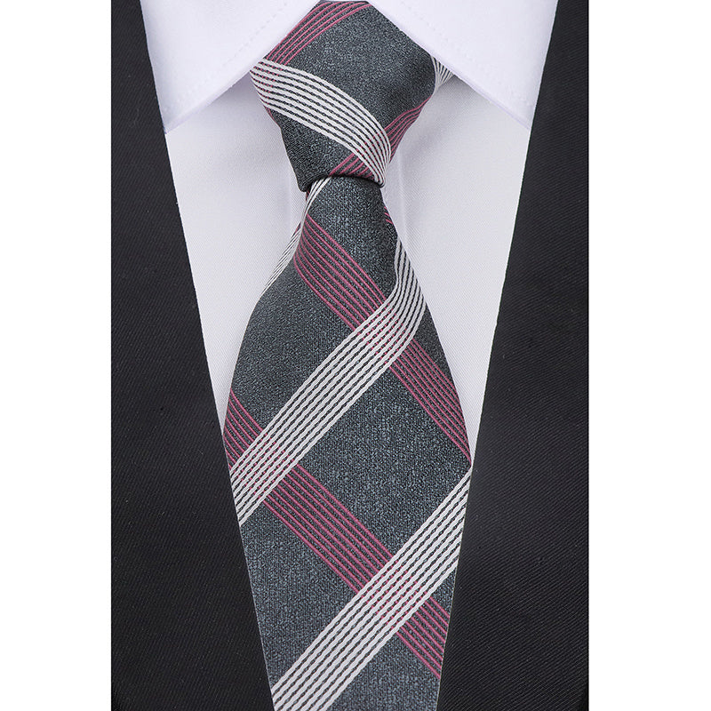 Polyester Plaid Necktie for Men 1 Piece