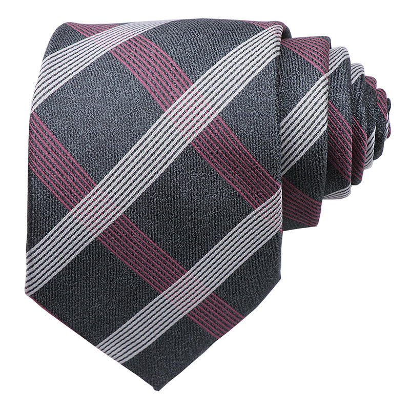 Polyester Plaid Necktie for Men 1 Piece