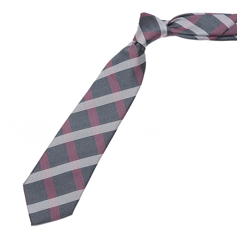 Polyester Plaid Necktie for Men 1 Piece