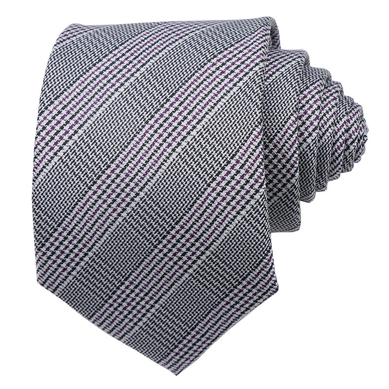 Polyester Plaid Necktie for Men 1 Piece