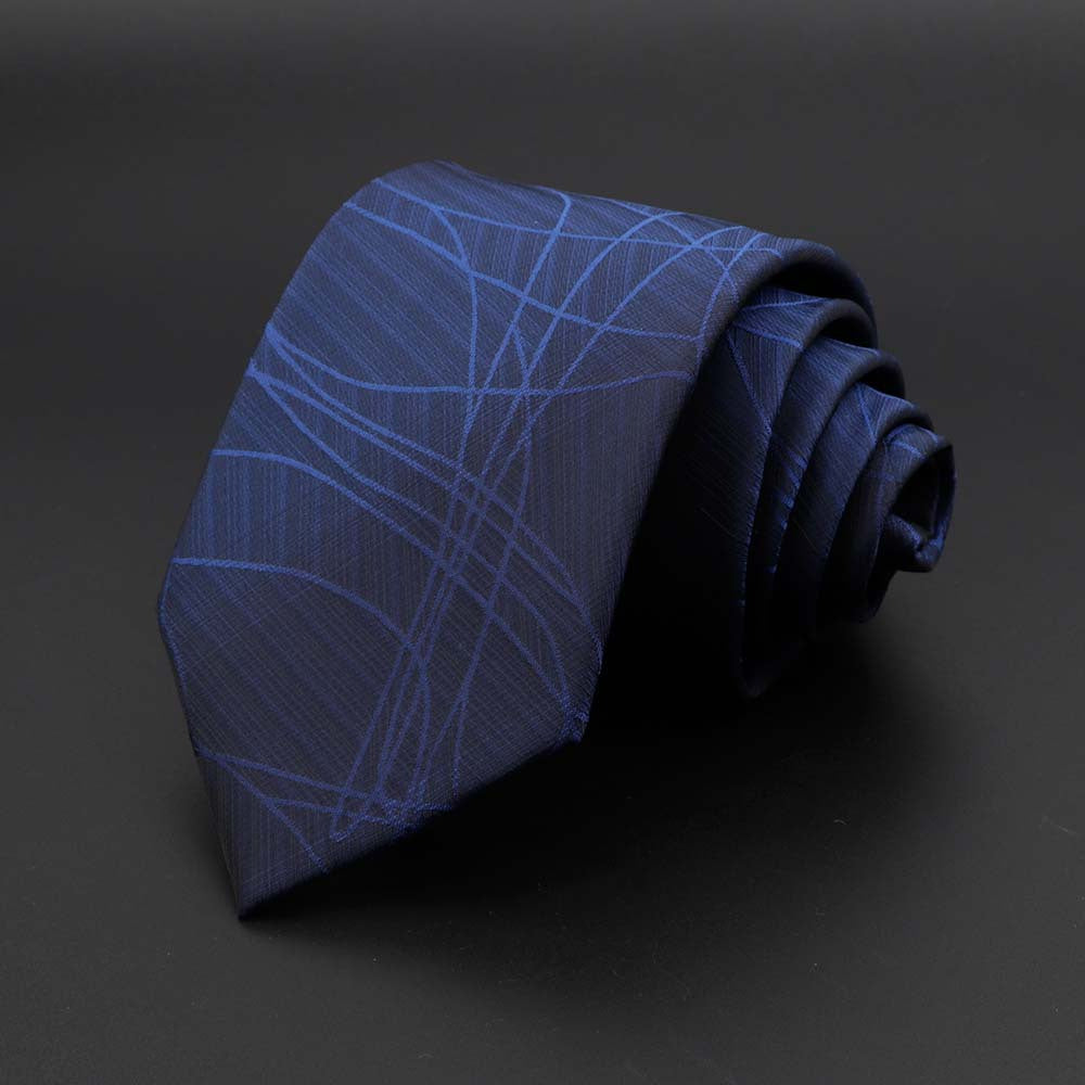 Мужской классический полиэстеровый галстук в полоску шириной 8 см для официальных мероприятий