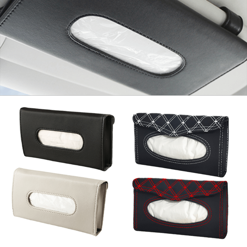 Car Interior Accessories Auto Sun Visor Tissue Box Holder Paper Towels