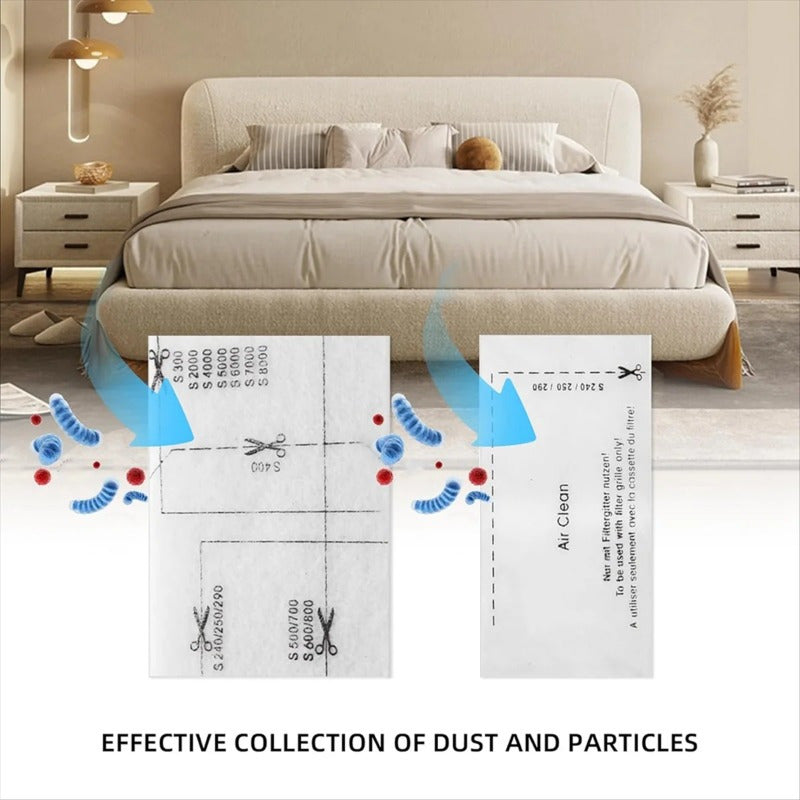 Set of 12 Vacuum Cleaner Filters for S8340 S8360 C1 C2 C3 Models Exhaust Replacement Parts