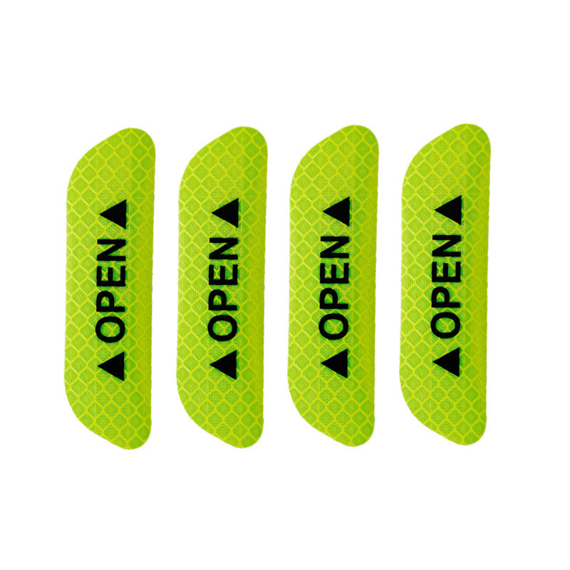 4 шт. наклеек на двери автомобиля, отражающих, для открытых дверей, для седана и внедорожника