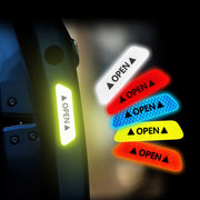 4 шт. наклеек на двери автомобиля, отражающих, для открытых дверей, для седана и внедорожника