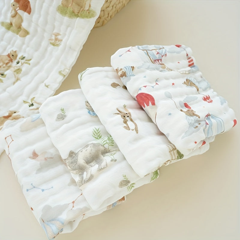 Juego de toallas para niños, suave de múltiples capas, 5 piezas para rostro, baño, toallitas