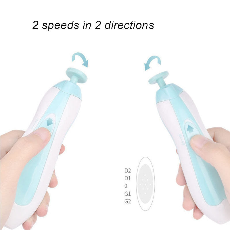 Electric Baby Nail Clippers with Light Safe and Certified for Infants and Children