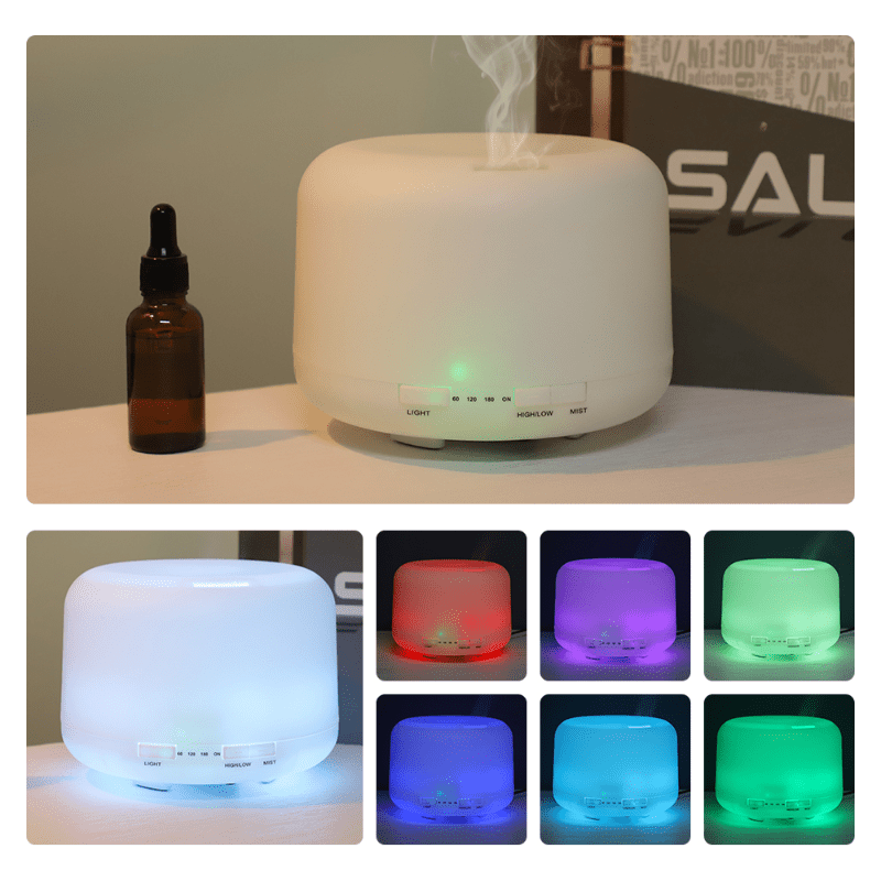 Humidifier with Remote Control and LED Light for Aromatherapy and Mood Enhancement