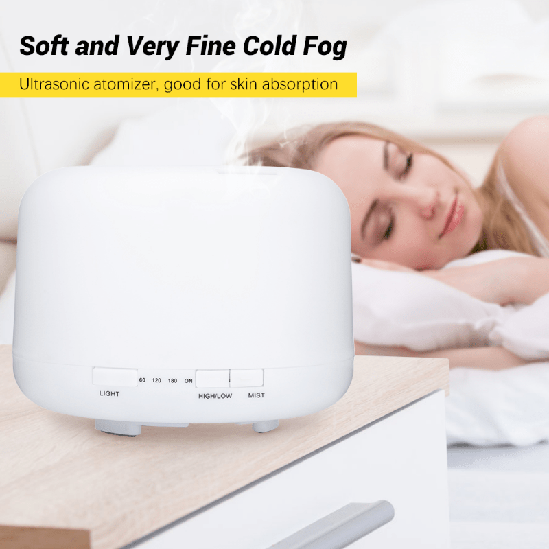 Humidifier with Remote Control and LED Light for Aromatherapy and Mood Enhancement