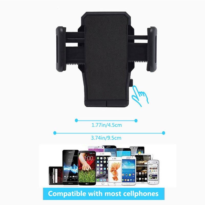 Universal Car Phone Mount Adjustable Gooseneck Cup Holder Cradle for Smartphone