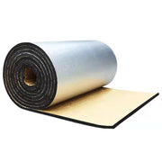 Alfombra de aislamiento de fibra de aluminio 200x50x10mm para reducción de ruido y calor en guardabarros de coche