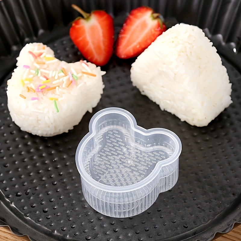 Set of 5 or 6 Rice and Vegetable Sushi Mold Kits for DIY Bento Lunches Kitchen Accessories