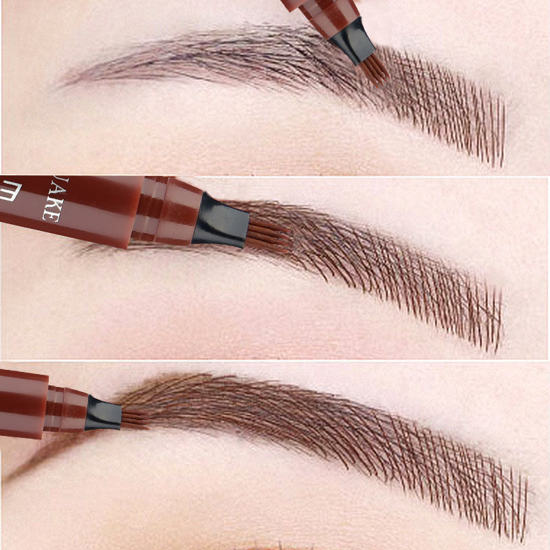 Waterproof Microblading Eyebrow Pencil with Micro-Fork Tip for Natural Makeup