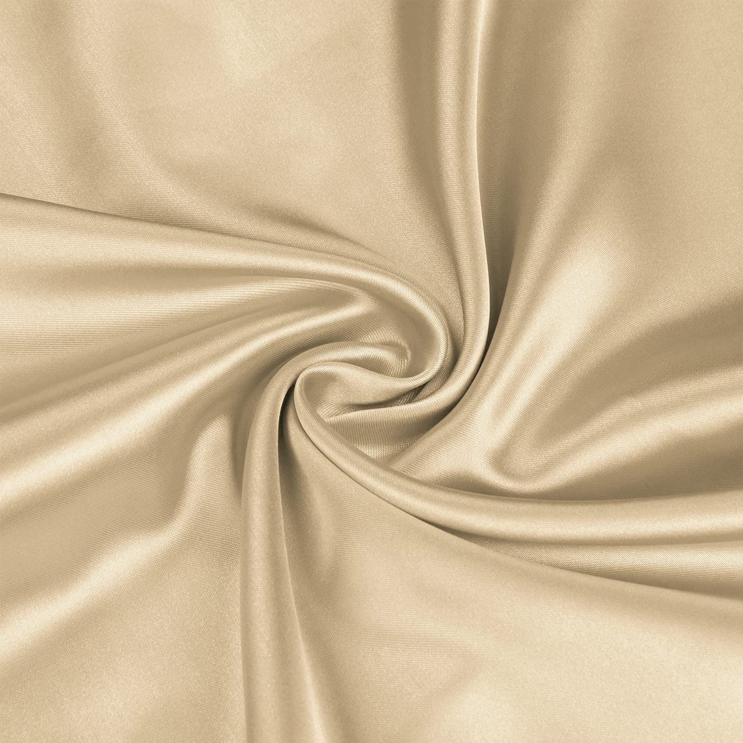 Set of 2 Gray Satin Pillowcases for Hair and Skin Health Moisture-Wicking Soft