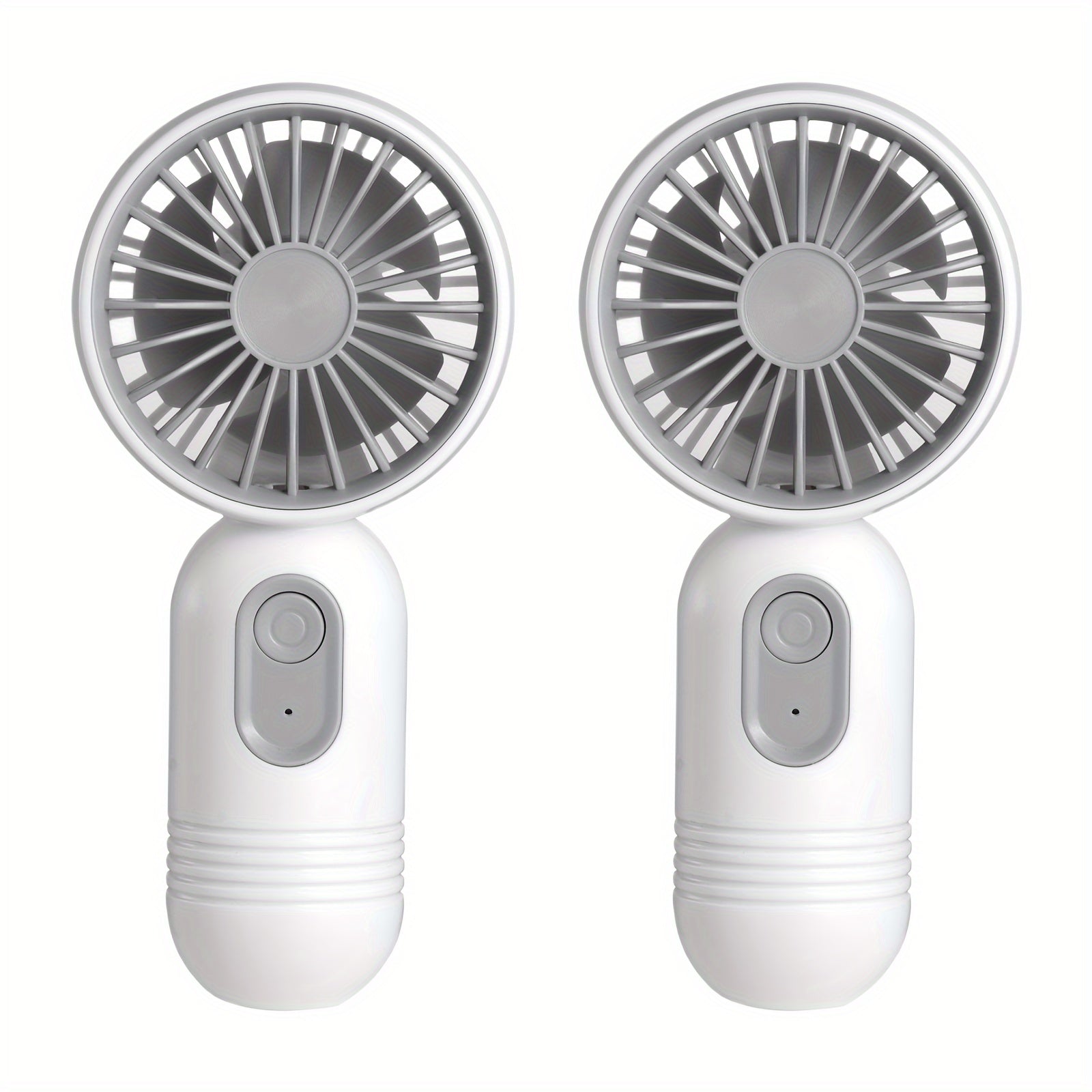 Hanging Neck Fans Set of 2 Portable USB Rechargeable Personal Fans for Outdoor Travel