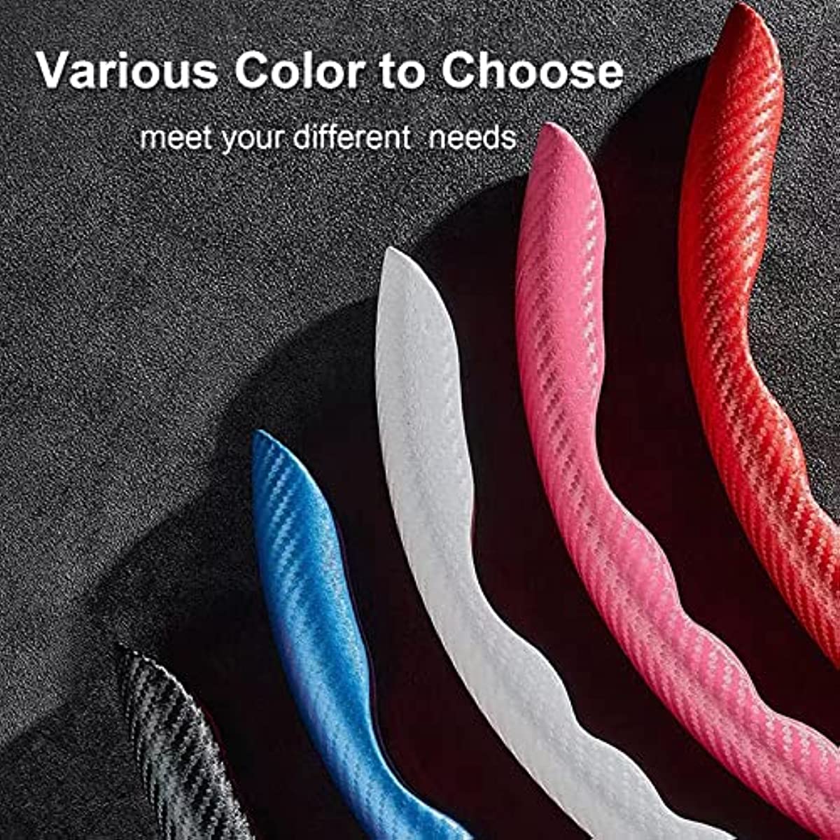 Avtomobilingizning ko'rinishini universal anti-slip karbon tolali rul qopqog'i bilan yaxshilang!