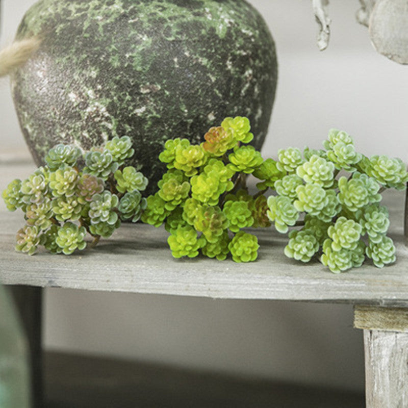 Artificial Succulent Plant 24-Head for DIY Arrangements and Home Decor