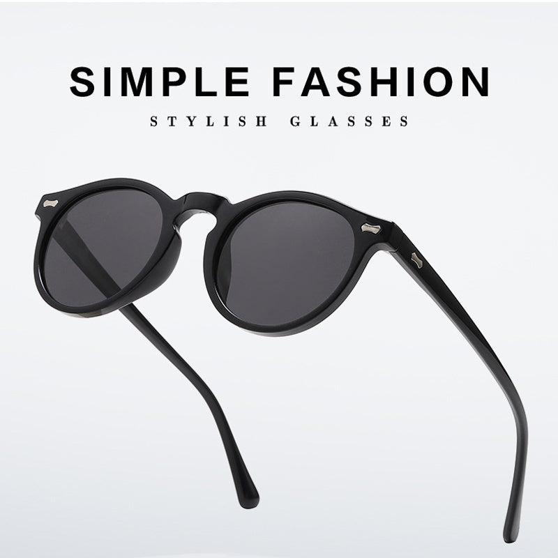 Unisex Polarized Round Sunglasses for Men and Women UV Protection