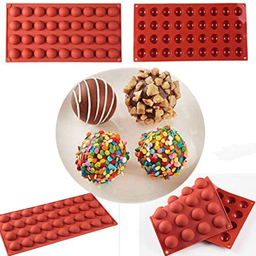 Silicone Mold for Chocolate Cake Jelly Dome Mousse 36 Semi-Sphere Cavities