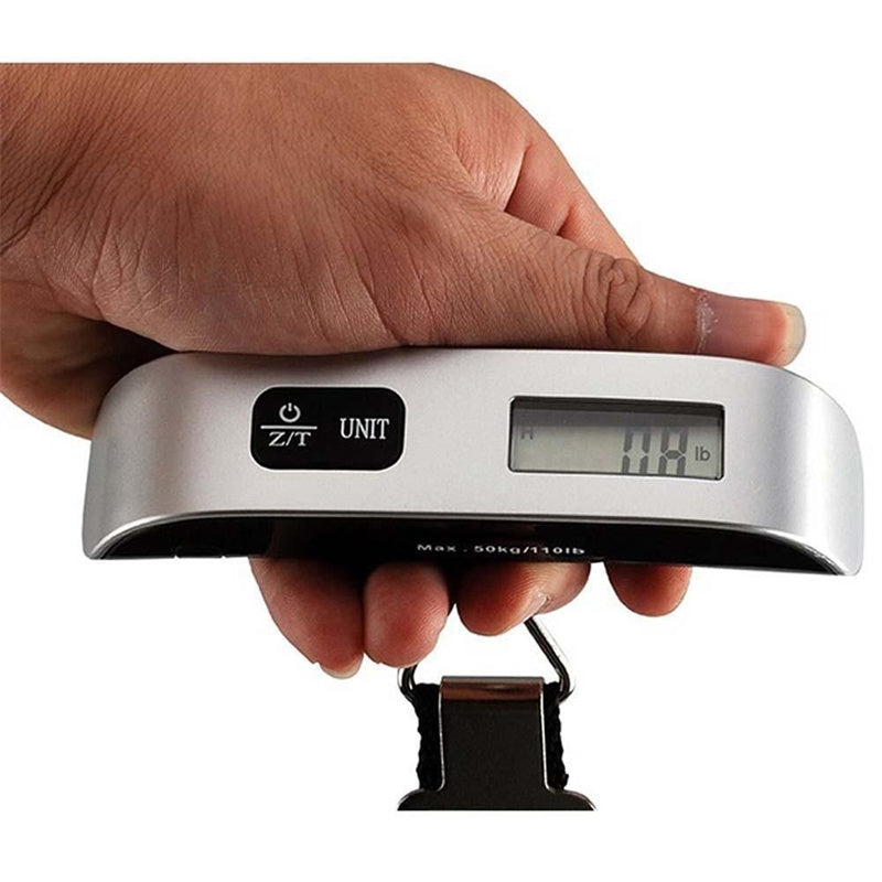 Digital Luggage Scale 50kg/10g Portable Travel Weighing Scale with LCD Display