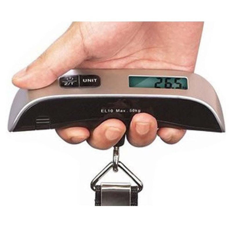 Digital Luggage Scale 50kg/10g Portable Travel Weighing Scale with LCD Display