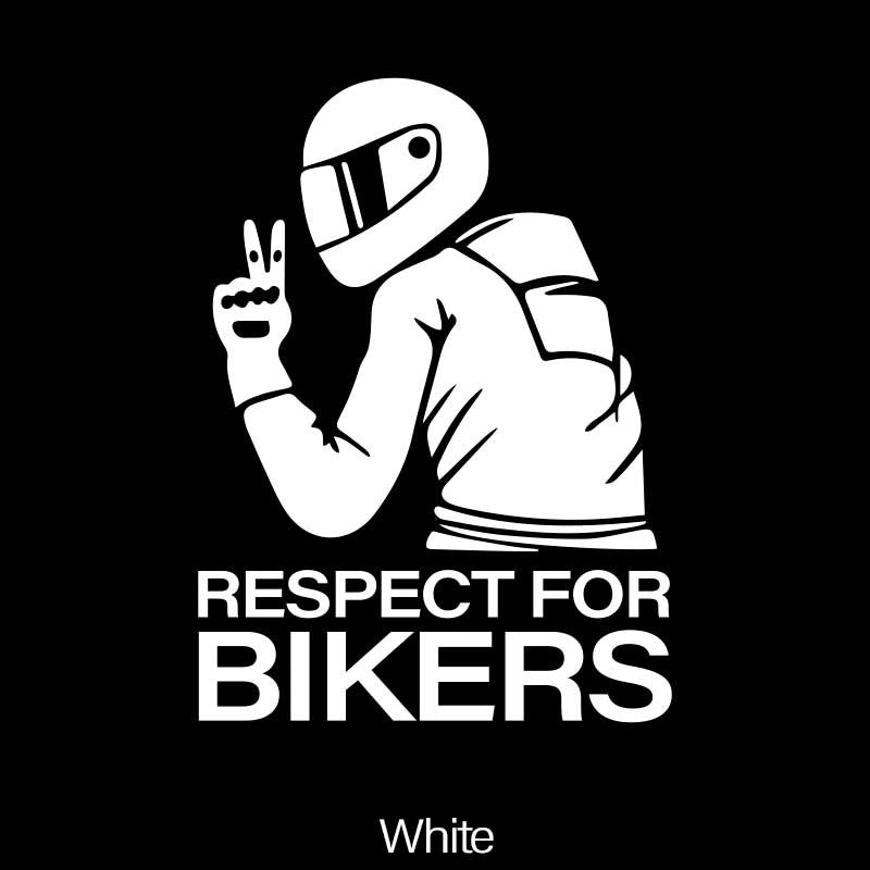 Mototsikl haydovchisi uchun reflektiv vinil yozuvlar, oynalar, bumpers va motorlar uchun