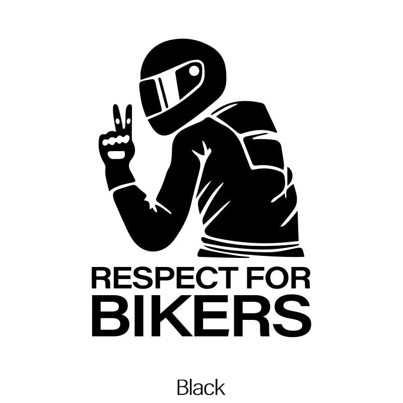 Mototsikl haydovchisi uchun reflektiv vinil yozuvlar, oynalar, bumpers va motorlar uchun