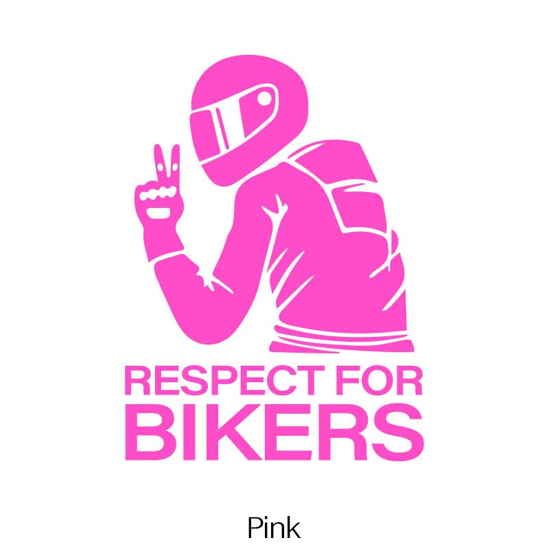 Mototsikl haydovchisi uchun reflektiv vinil yozuvlar, oynalar, bumpers va motorlar uchun