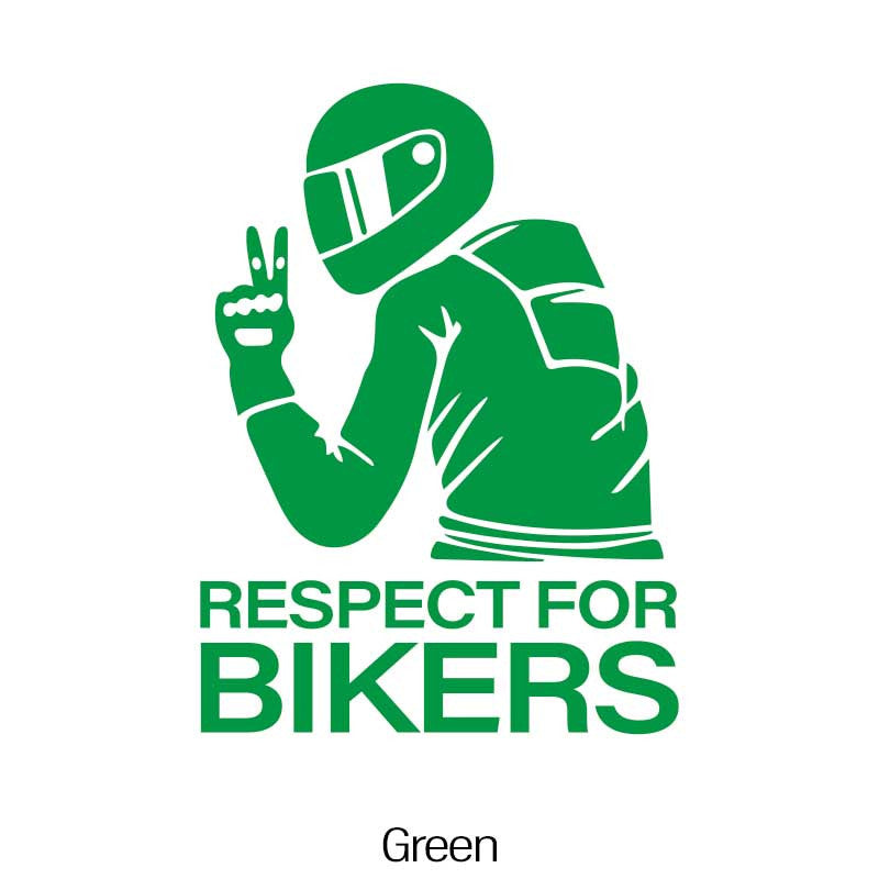 Mototsikl haydovchisi uchun reflektiv vinil yozuvlar, oynalar, bumpers va motorlar uchun