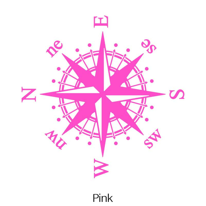 Отражающие виниловые наклейки на автомобиль, компас, наклейка на бампер для транспортных средств